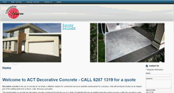 Desktop Screenshot of decorativeconcrete.com.au